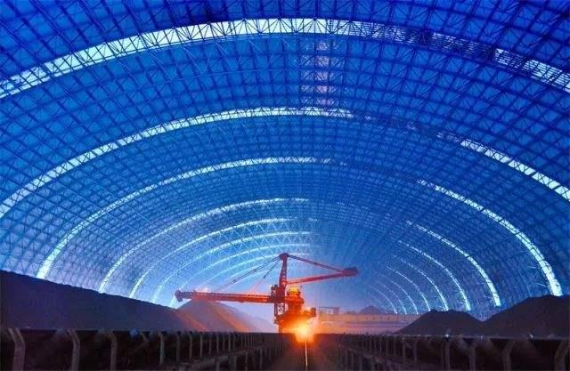 韩城亿优钢构工程师为您解析原料场封闭技术的特点和类型
